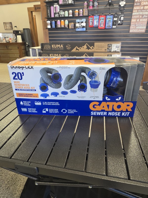 Gator 20' Wire-Reinforced RV Sewer Hose Kit